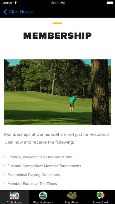 Dennis Golf screenshot 2