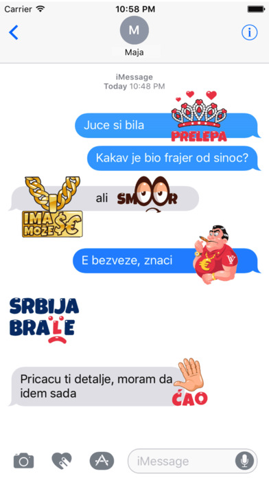 SerbMoji - Serbian Stickers screenshot 4