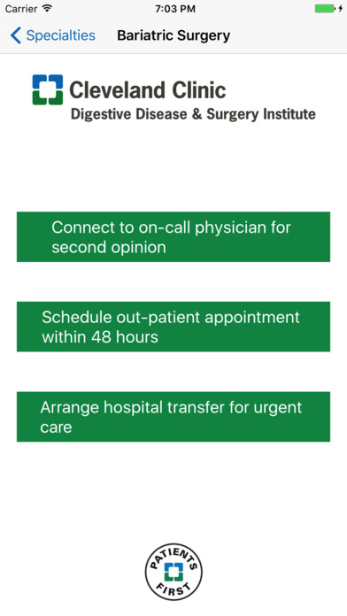 Cleveland Clinic DDSI Instant Opinion & Referral screenshot 2