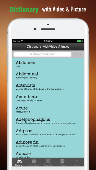 Ichthyology Glossary-Study Guide and Terminology screenshot 4