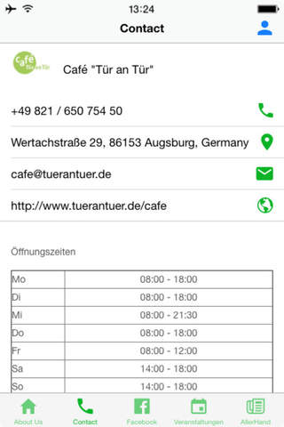 Café "Tür an Tür" screenshot 2