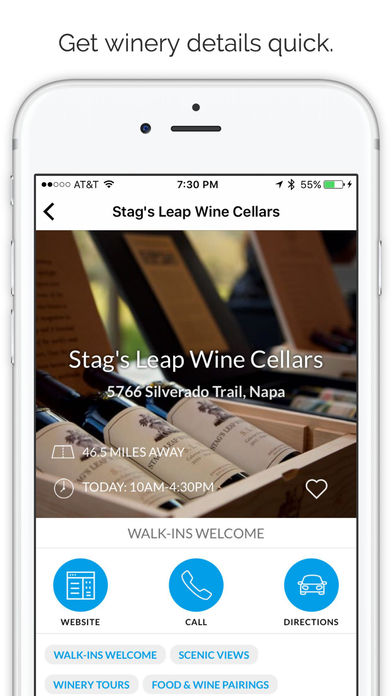 WineryGuide - Discover Napa screenshot 4