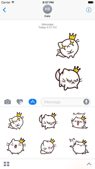 KittyMoji - Animated Kitty Emojis and Stickers screenshot 4