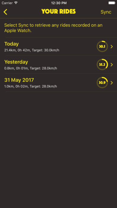 Velo Cycling GPS screenshot 3