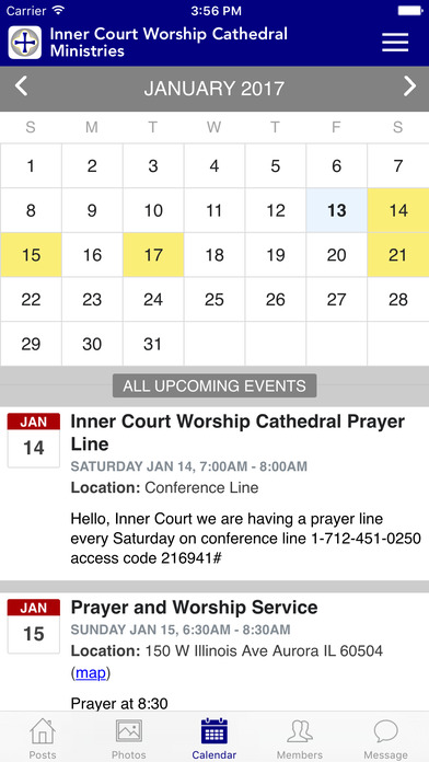 Inner Court Worship Cathedral Ministries screenshot 3