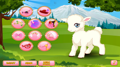 The Sheep Dress up in farm free games for girls screenshot 2