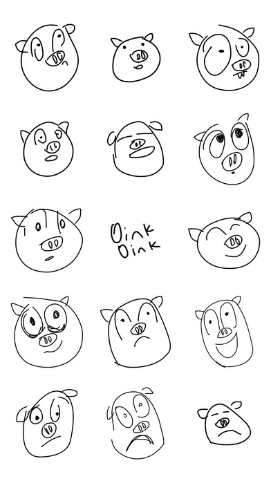 Pig sticker - funny stickers for photos screenshot 2