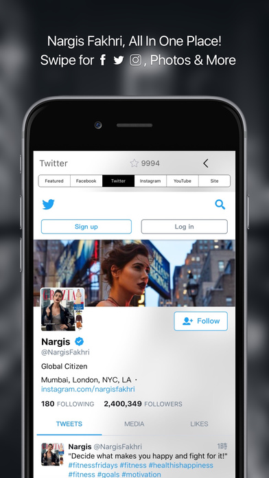 Nargis Fakhri Official App screenshot 3