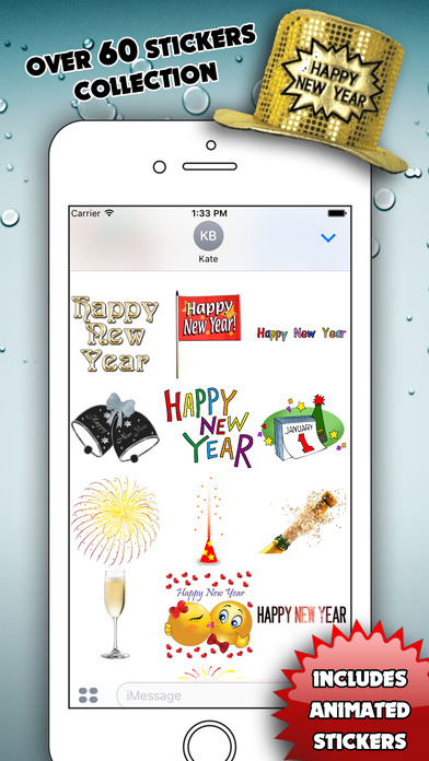 New Year Stickers Collection screenshot 2