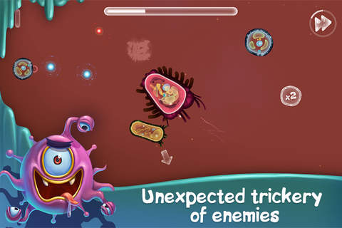 Micro World Evolution - Bacteria Attack PRO screenshot 2