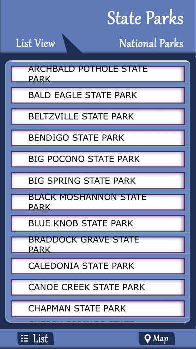 Pennsylvania State Parks Offline Guide screenshot 2