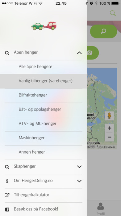 HengerDeling.no - Hengere i hele Norge screenshot 2