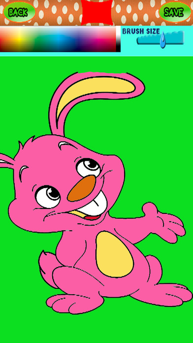 Toddler And Kids Games Coloring Bunny Rabbit screenshot 2