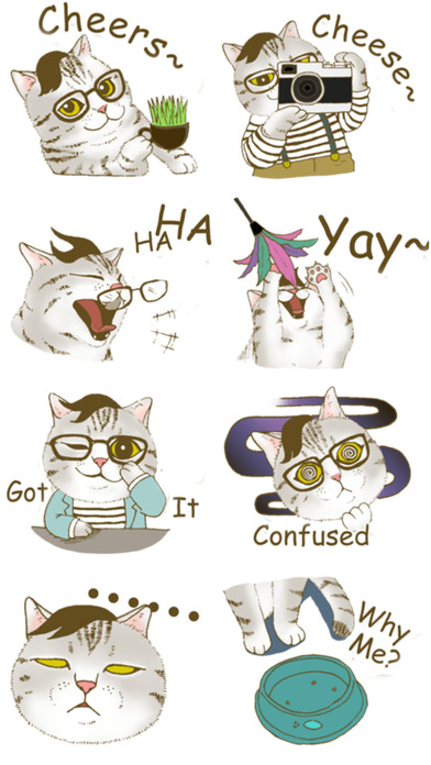 Max Cat Stickers! screenshot 2