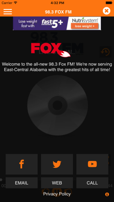 98.3 Fox FM [WFXO] screenshot 4