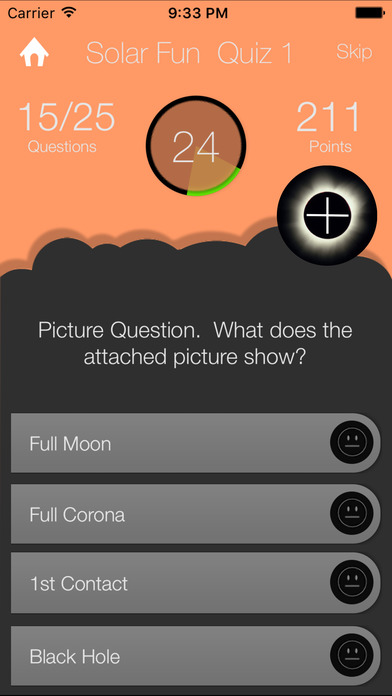 Solar Eclipse USA Quiz Game screenshot 2