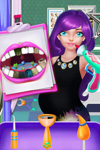 Star Girl's Magic Dentist-Teeth Surgery Simulator screenshot 2
