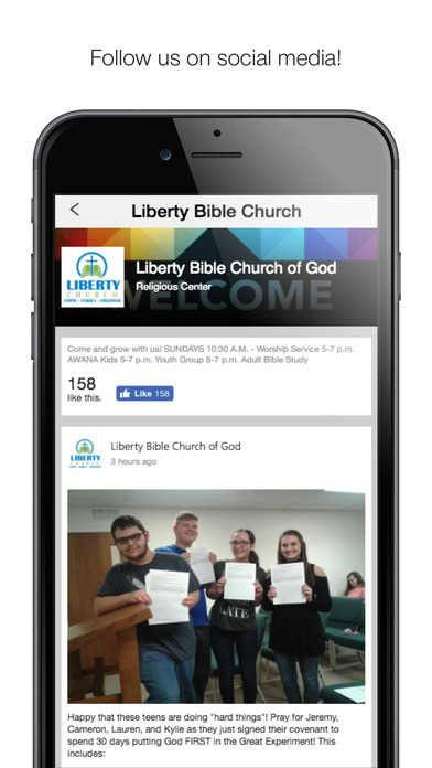 Liberty Bible Church, Wilm. screenshot 2