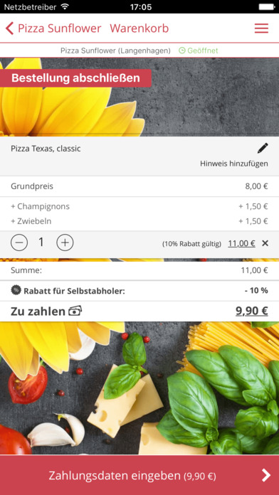 Pizza Sunflower screenshot 2