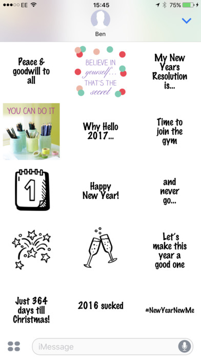 New Year New Me - 2017 Resolution Motivation screenshot 2