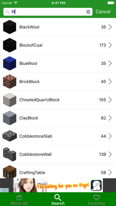 Blocks and Item IDs for Minecraft screenshot 2