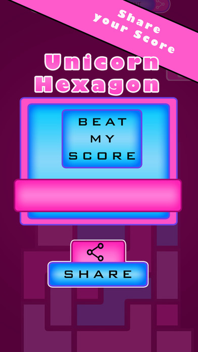 Tricky Unicorn Six! Hexagon Block Game screenshot 4