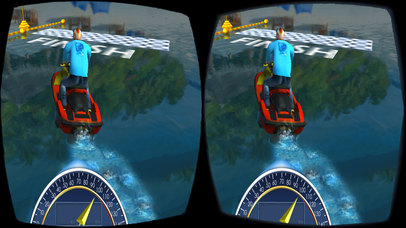 VR Sea Power Boat Rider : Real Cruise End-Less Sim screenshot 4