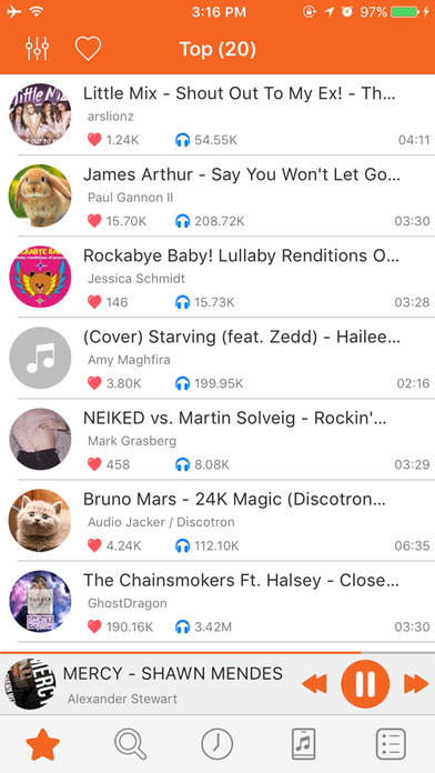 Music Listen - mp3 music songs play screenshot 3