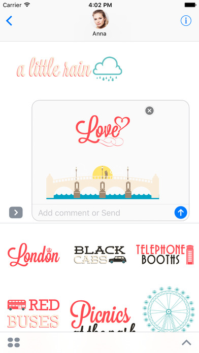 London Sticker Pack for iMessage screenshot 2
