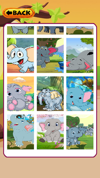 Elephant Jigsaw Puzzles Games For Kids Edition screenshot 2