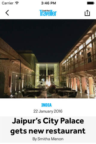 Condé Nast Traveller: India screenshot 2