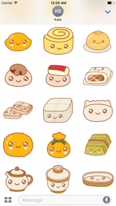 Dim Sum Dumpling Stickers screenshot 2