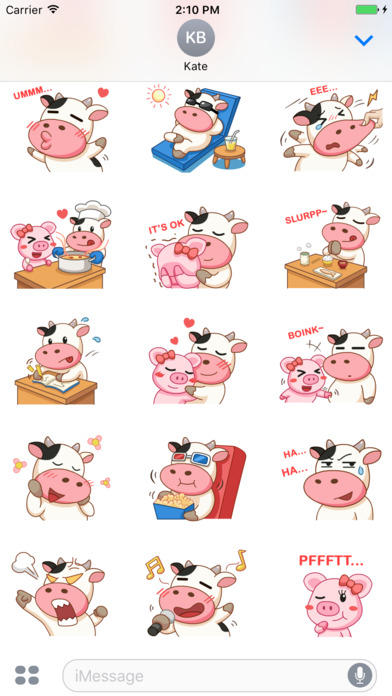 Funny Cow Stickers screenshot 3