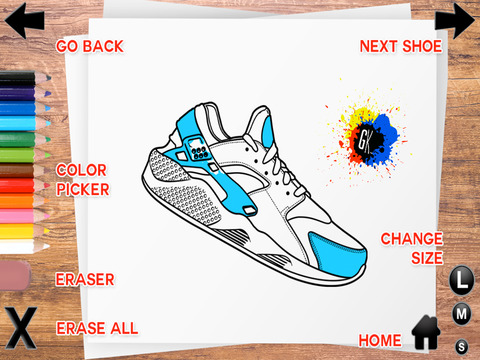 Sneakerz Coloring Book screenshot 2