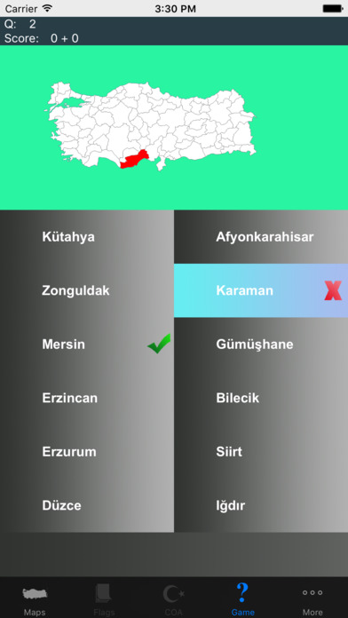 Turkey State Maps Info and Quiz screenshot 4
