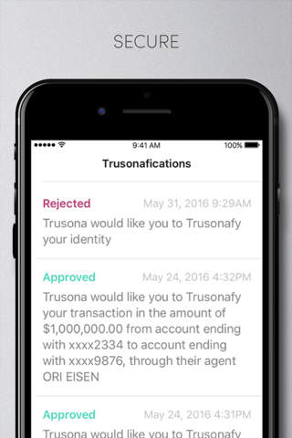 Trusona screenshot 3