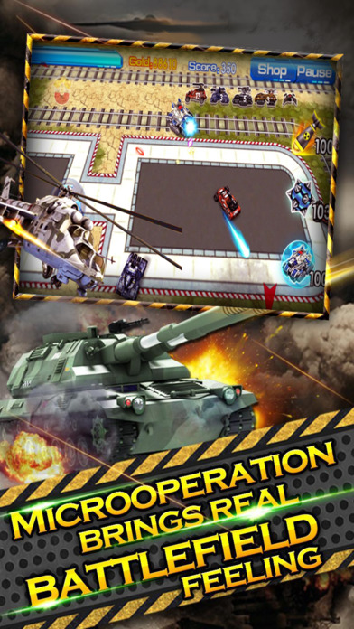 Tank Battle - classic shooting war action game screenshot 3