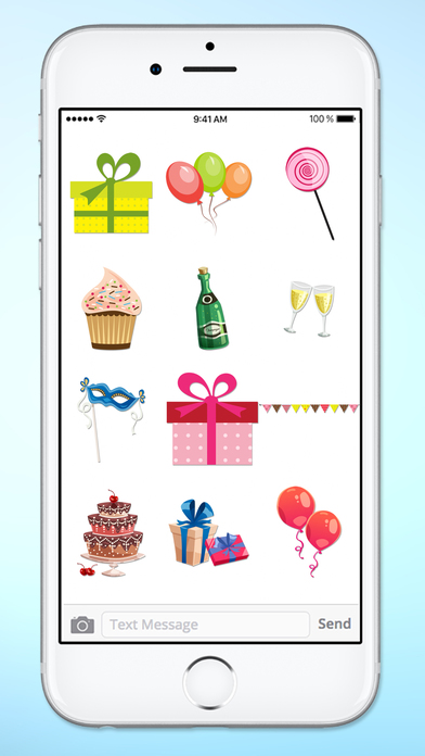 Party Birthday Celebration Sticker Pack screenshot 4
