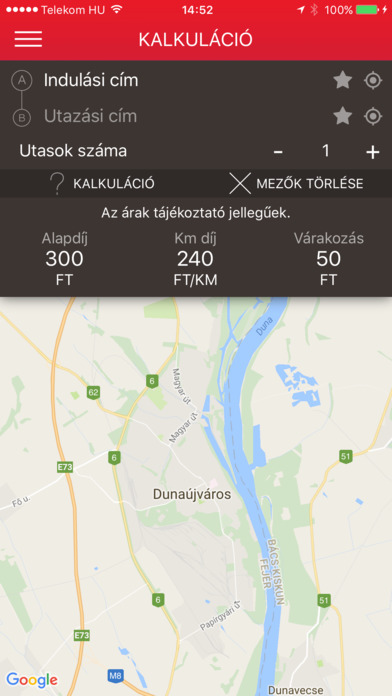 Sárga Taxi Dunaújváros screenshot 4