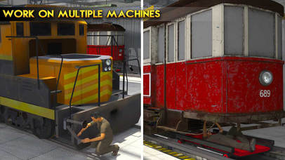 Real Train Mechanic Simulator PRO: Workshop Garage screenshot 3