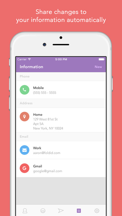 Foldid - Hang with a better Contacts app screenshot 3