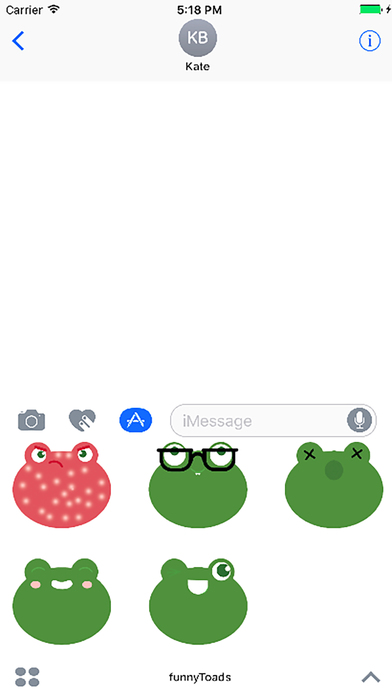 Fun toad stickers - frog emoji screenshot 2