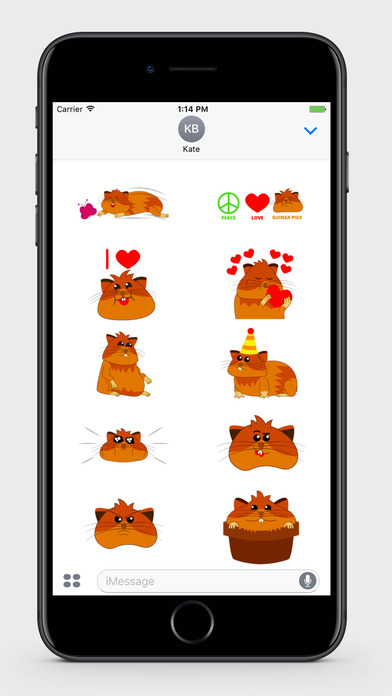 Cute Hamster Stickers! screenshot 2