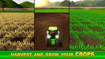 Farm Simulator Games: Diesel Tractor Harvest screenshot 3