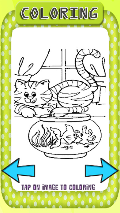 Toddler Coloring Page Cat Cake Games Free screenshot 2