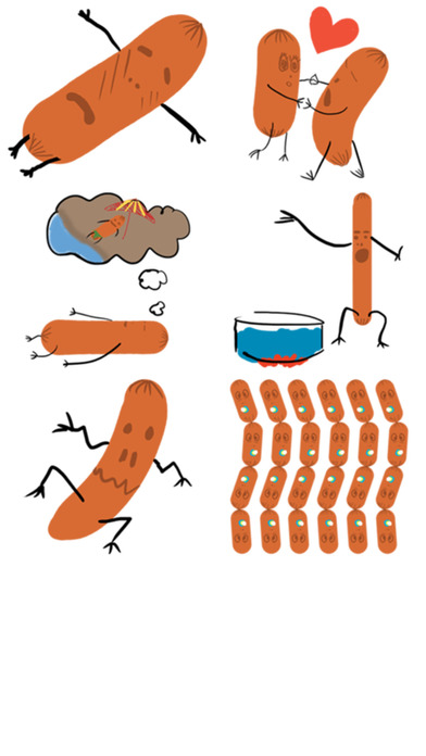 Sausages Life Stickers! screenshot 3