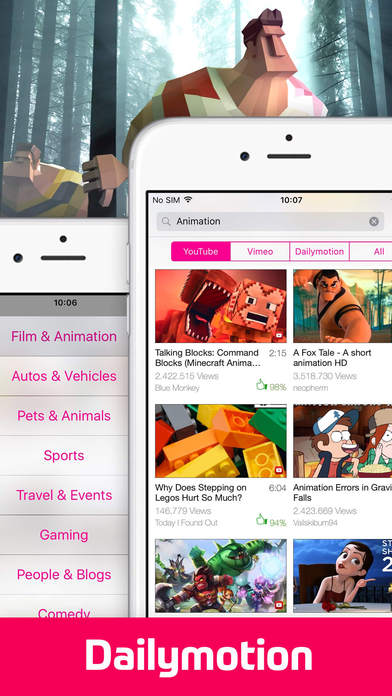 Screenshots of Video Tube Free - Stream and Play Videos for iPhone