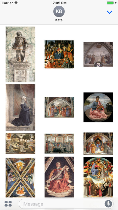 Domenico Ghirlandaio Artworks Stickers screenshot 3