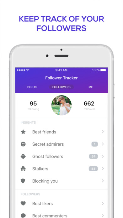 Followers Tracker for Instagram - Analytics Report Por One ... - 392 x 696 jpeg 42kB