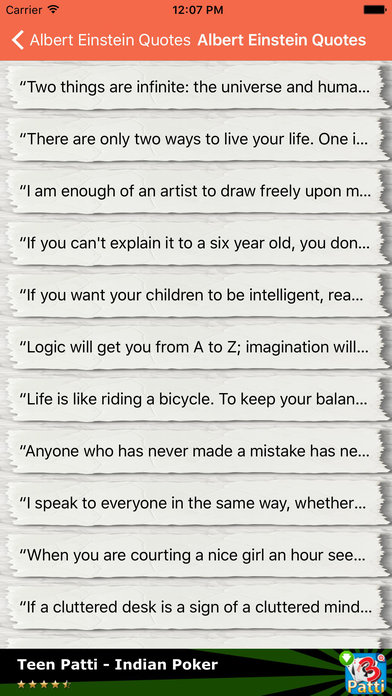 Albert Einstein Top Best Quotes And Messages  App screenshot 2